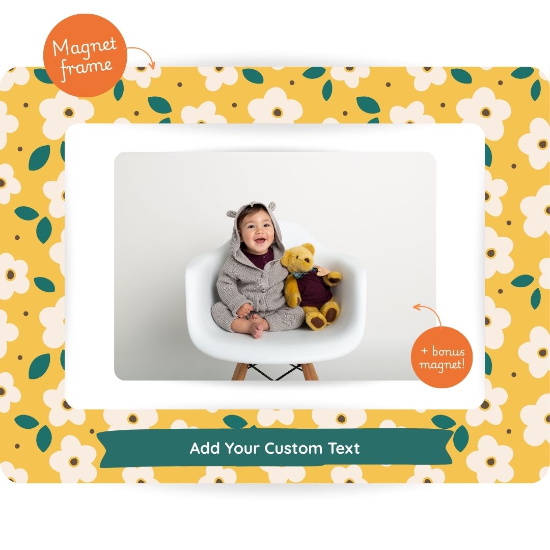 Personalised Mollie Magnet Frame + Photo Bundle