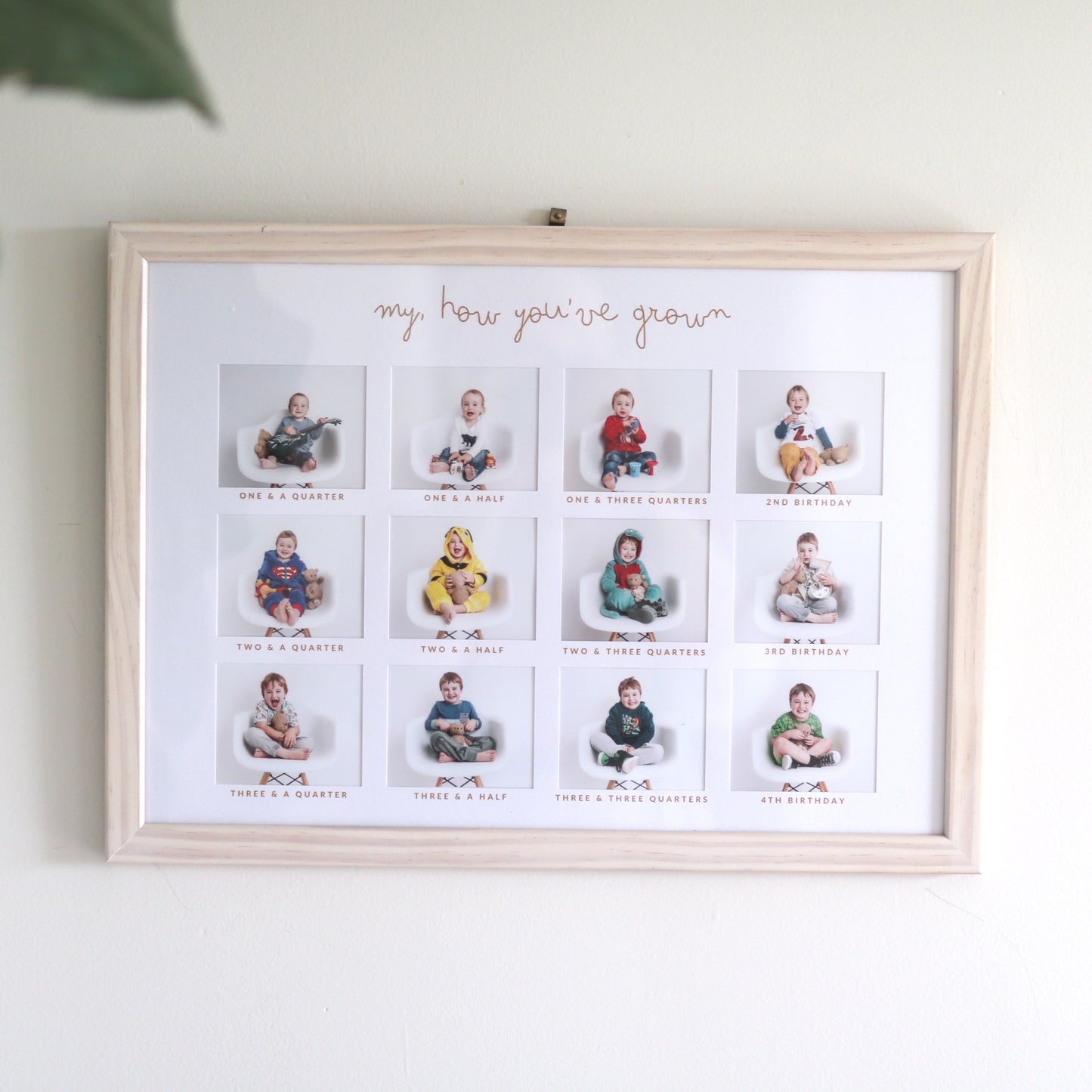 Marnie's My How You've Grown Frame (Years 1 - 4)