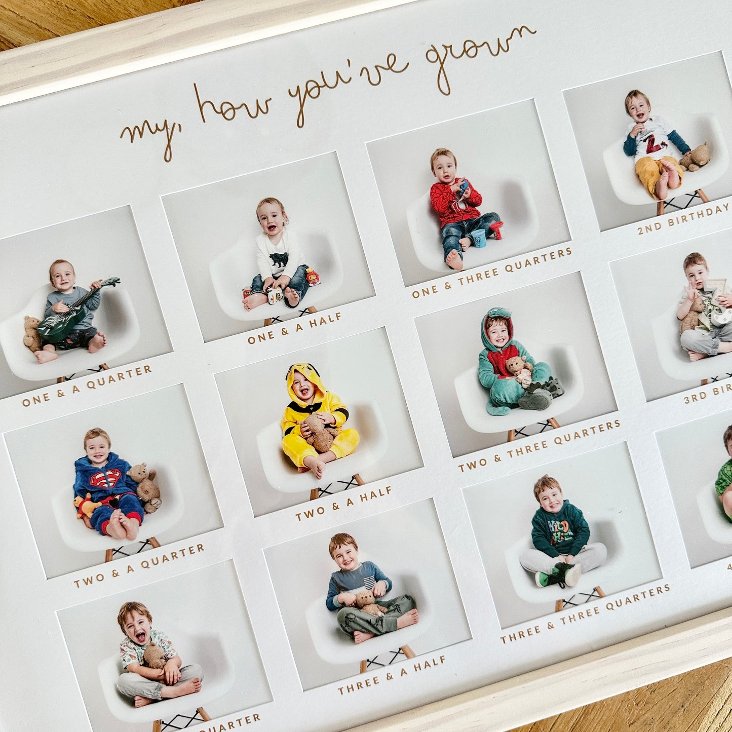 Marnie's My How You've Grown Frame (Years 1 - 4)