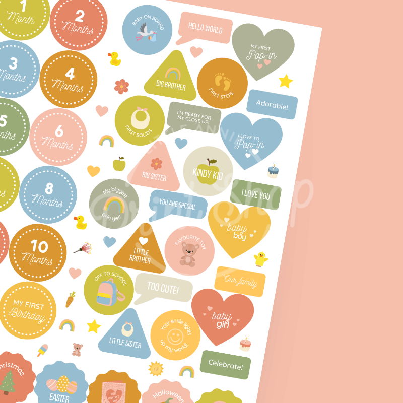 Pop-it-on Decals