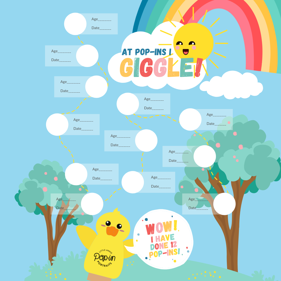 Annie's 12 Month Sticker Chart