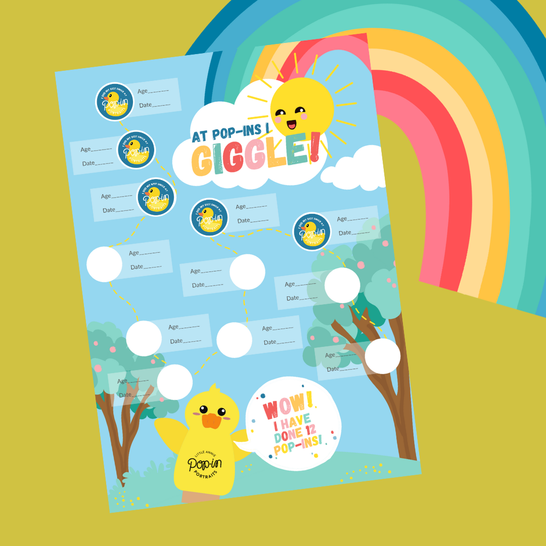 Annie's 12 Month Sticker Chart