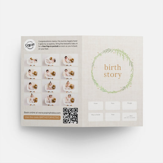 Birth story cards (for Photographers)