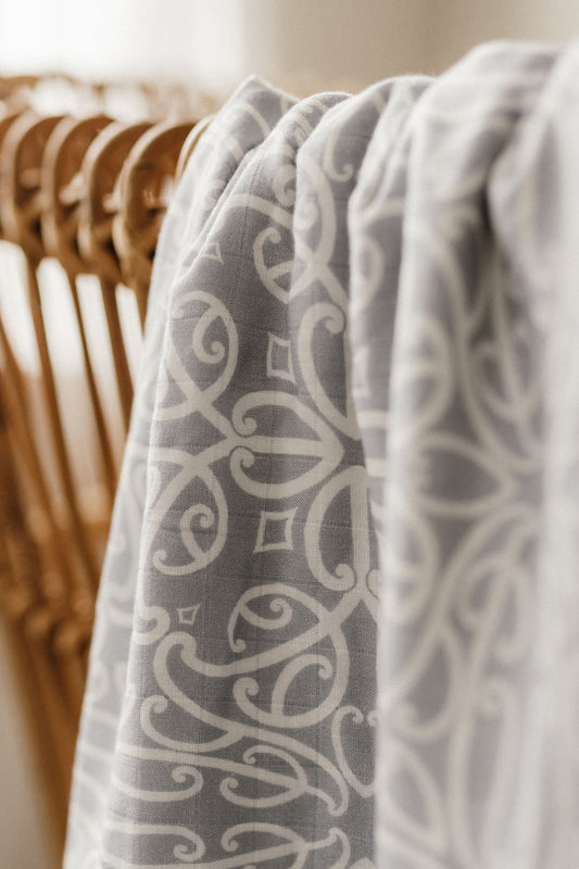 Te Pātiki Pēpi Wrap - Blue