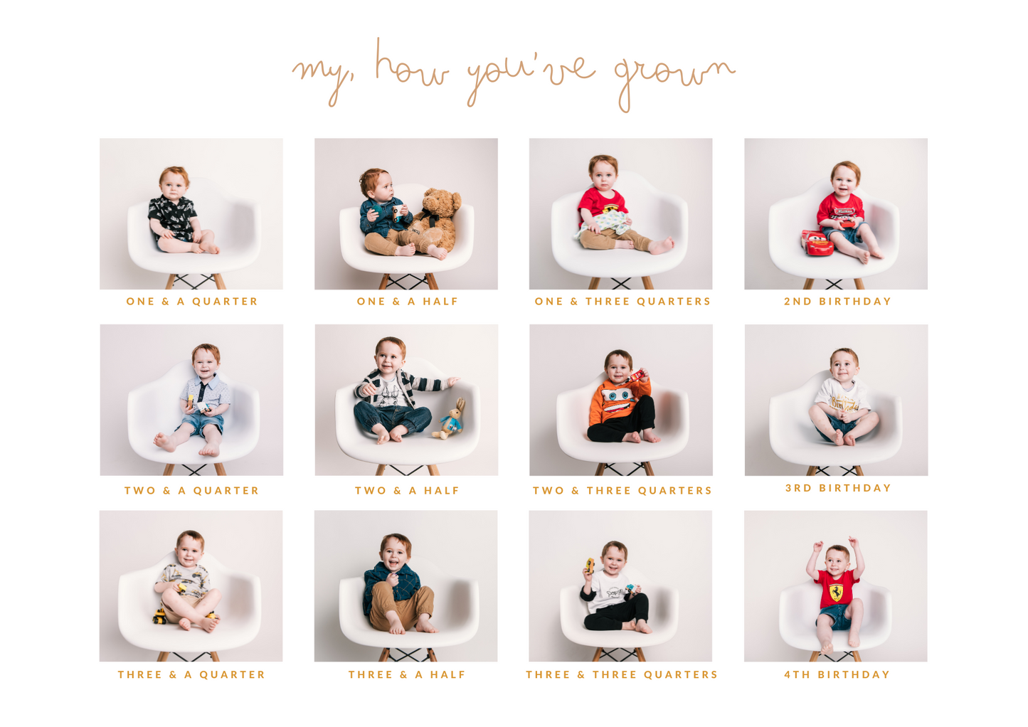 Marnie's My How You've Grown Frame (Years 1 - 4)