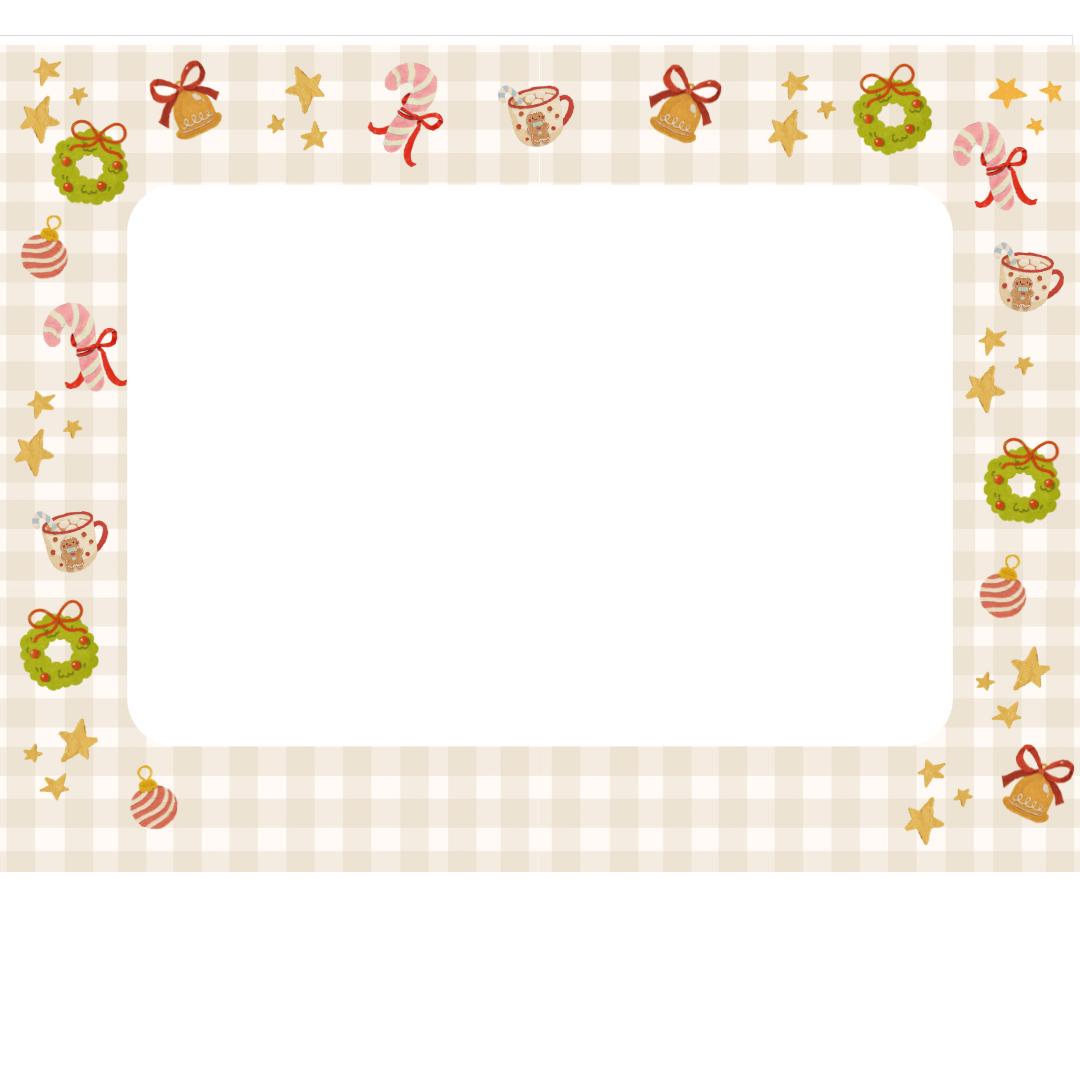 Nana's Xmas Fridge Frame