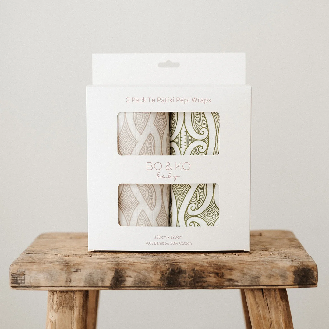 Wraps: Green & Mocha Te Pātiki