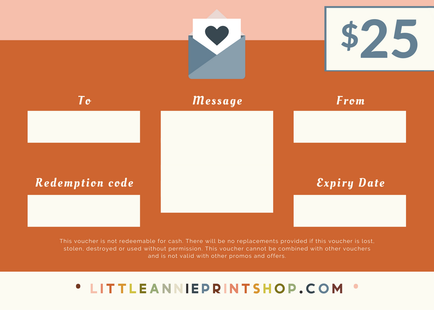 Little Annie Printshop Gift Card