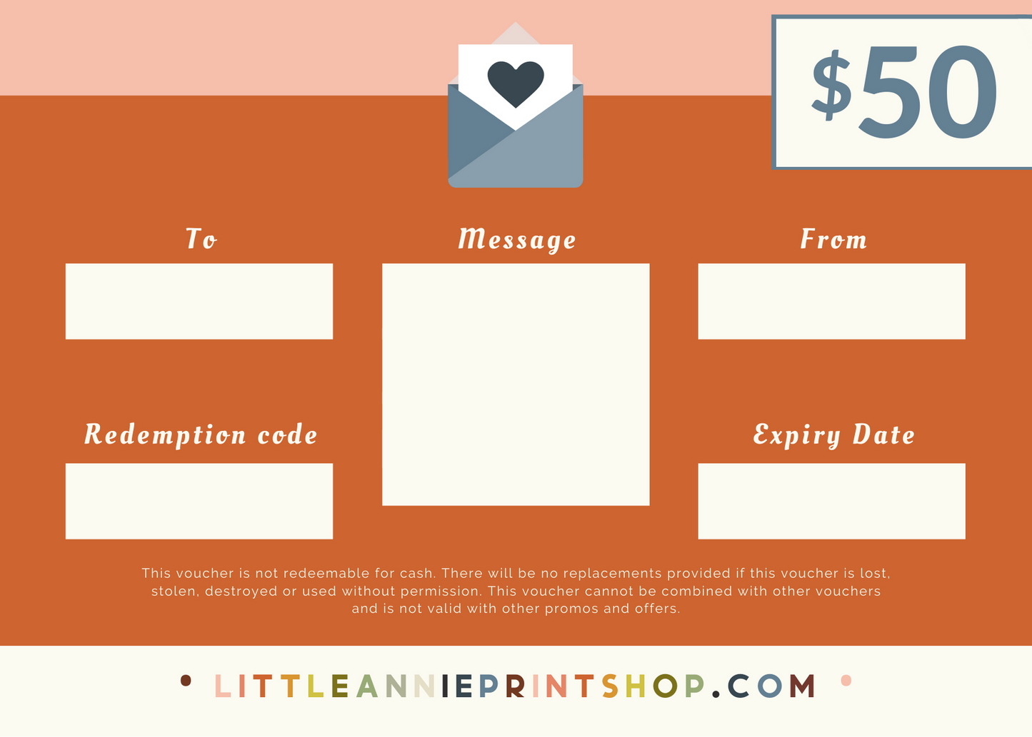 Little Annie Printshop Gift Card