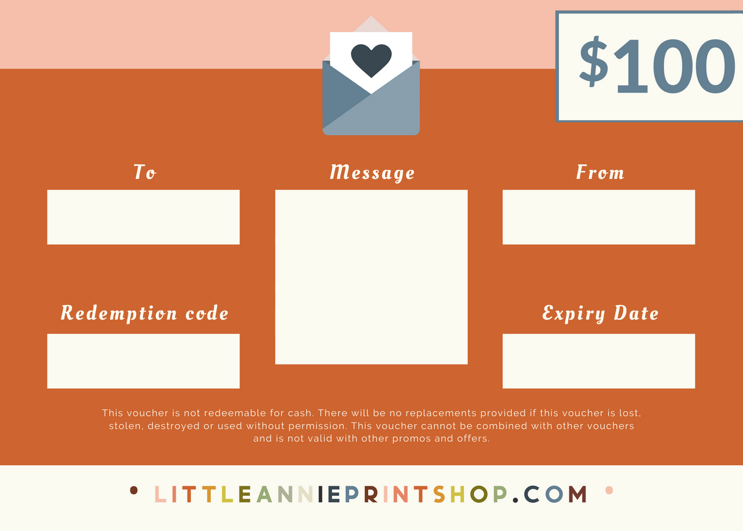 Little Annie Printshop Gift Card