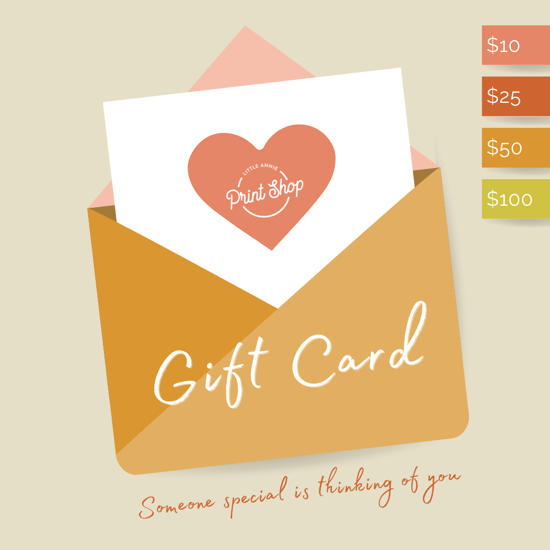 Little Annie Printshop Gift Card